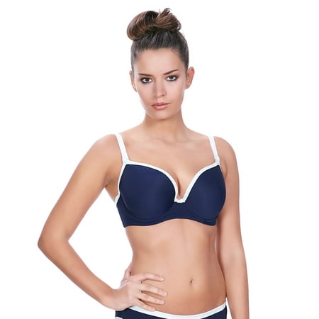Freya Womens Deco Underwire Molded Bikini Top